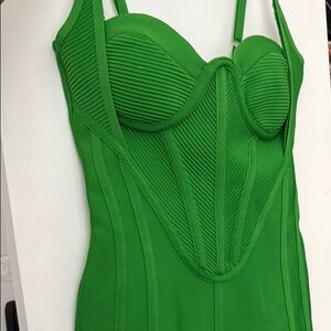 Fashion Nova Green Maxi Dress
